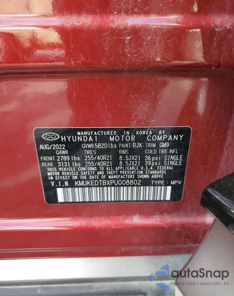 2023 Genesis Gv60 Performance z USA, uszkodzony, nr VIN KMUKEDTBXPU008802